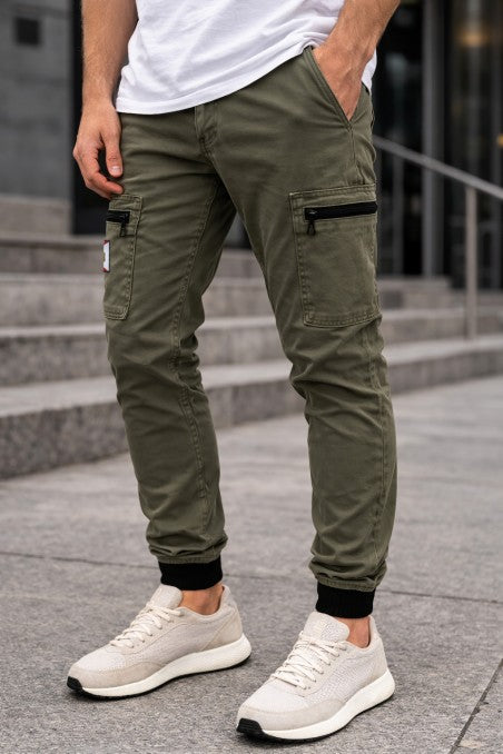 Jogger cargo LaSal Red kaki