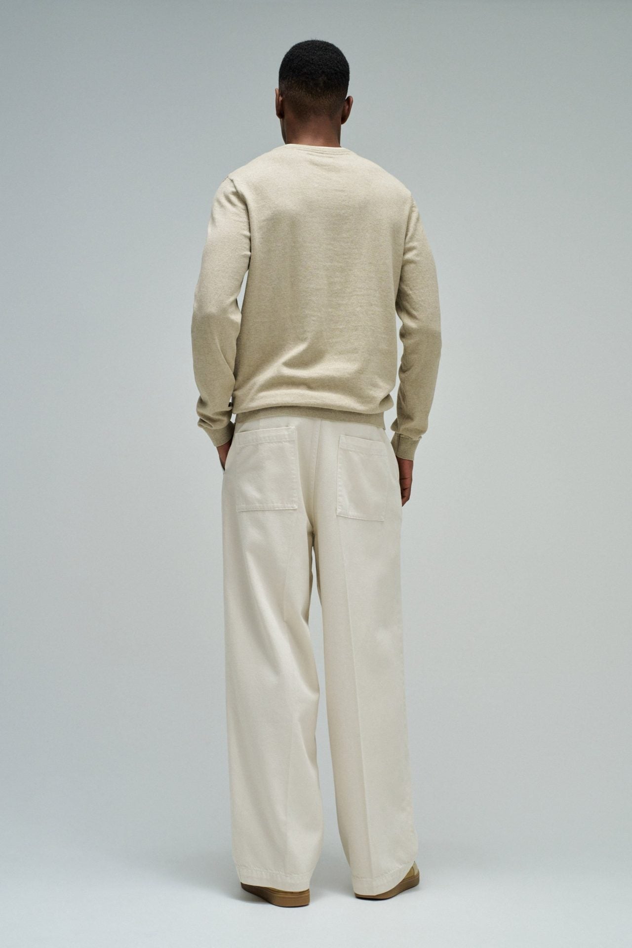 Jersey Salsa de punto con botones color Beige