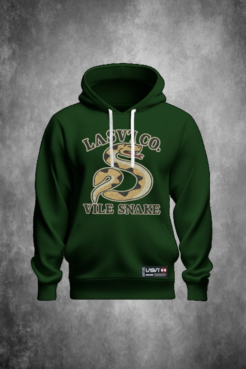Sudadera de hombre LaSaL SNAKE verde botella