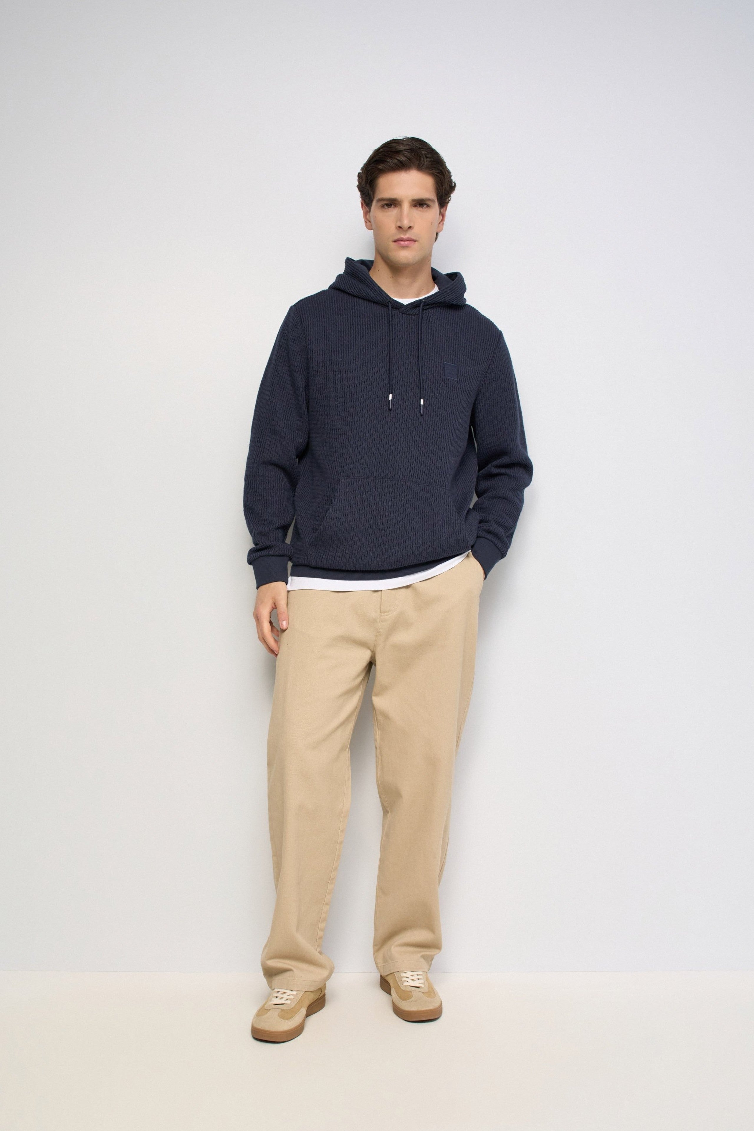Sudadera Salsa con capucha de punto texturizado