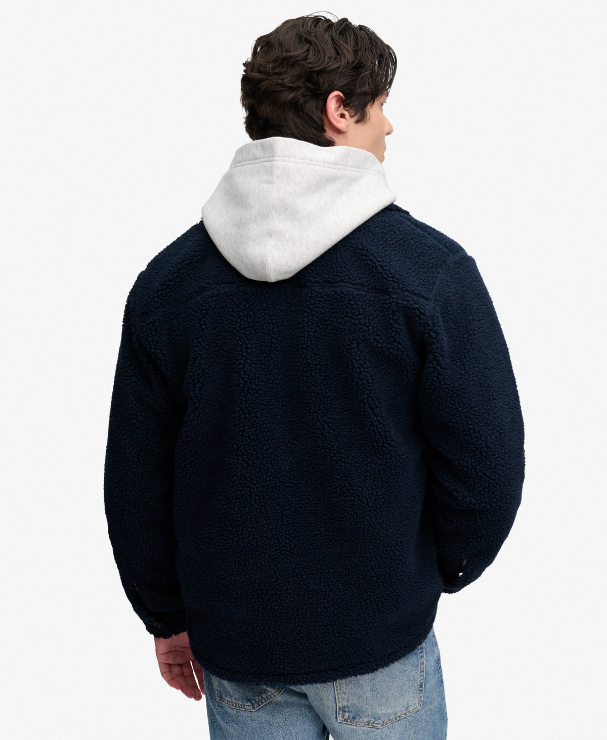 Sobrecamisa de Forro Polar Retro Marino